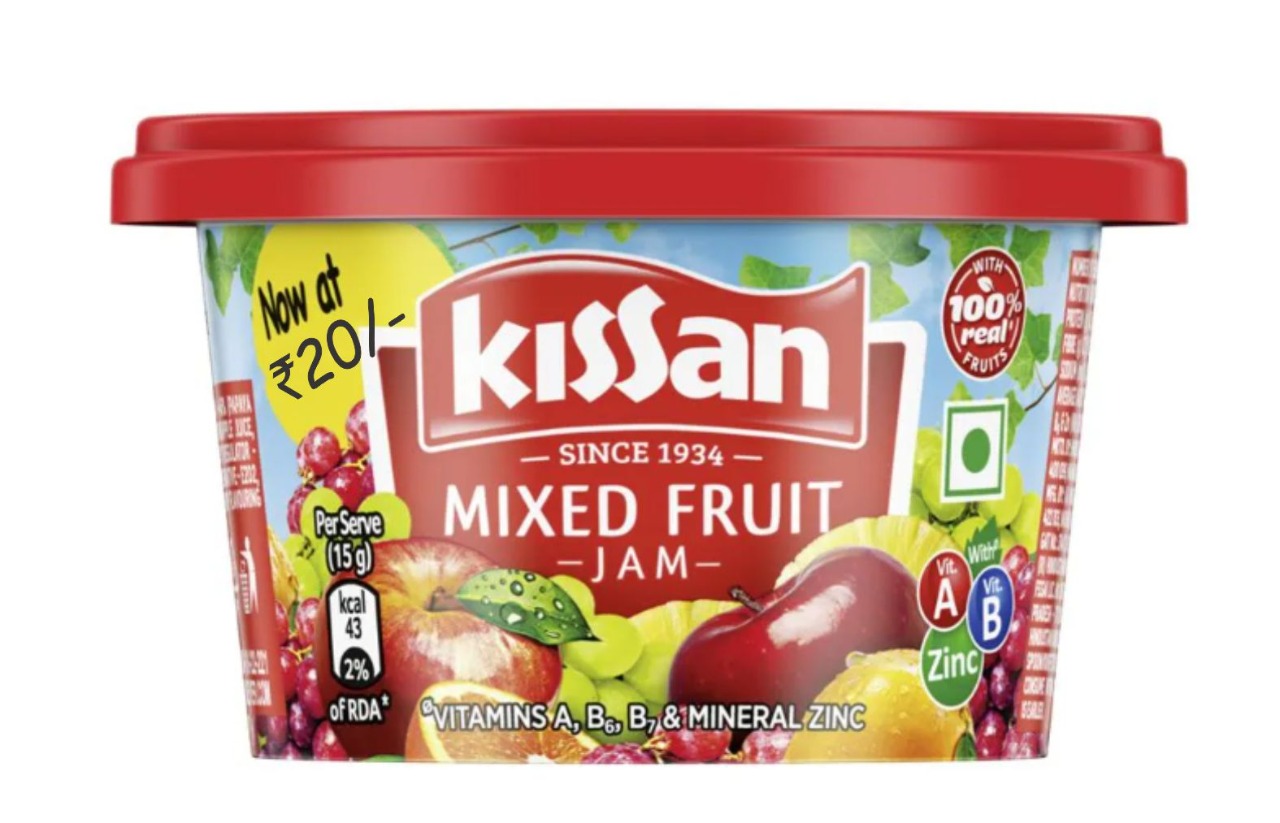 Kissan Mixed Fruit Jam, 90 g | Rs.25